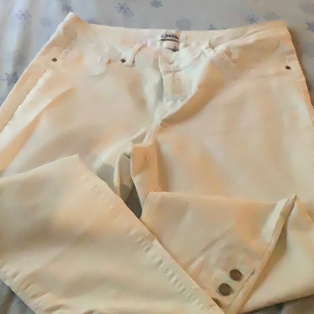 d. jeans Off-White Trousers